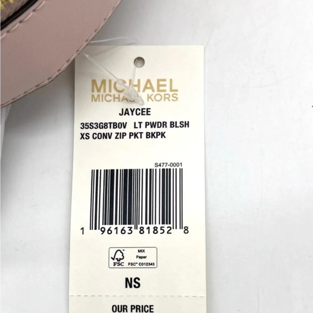 Michael Kors Jaycee Blush Pink Backpack - Picture 4 of 7